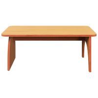 Produktbild för Kaffeebord Vaxbrun 80 x 50 x 31 cm Massiv furu