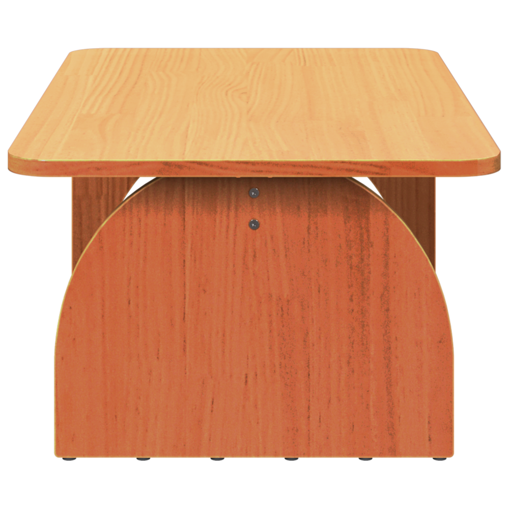 Produktbild för Kaffeebord Vaxbrun 80 x 50 x 31 cm Massiv furu