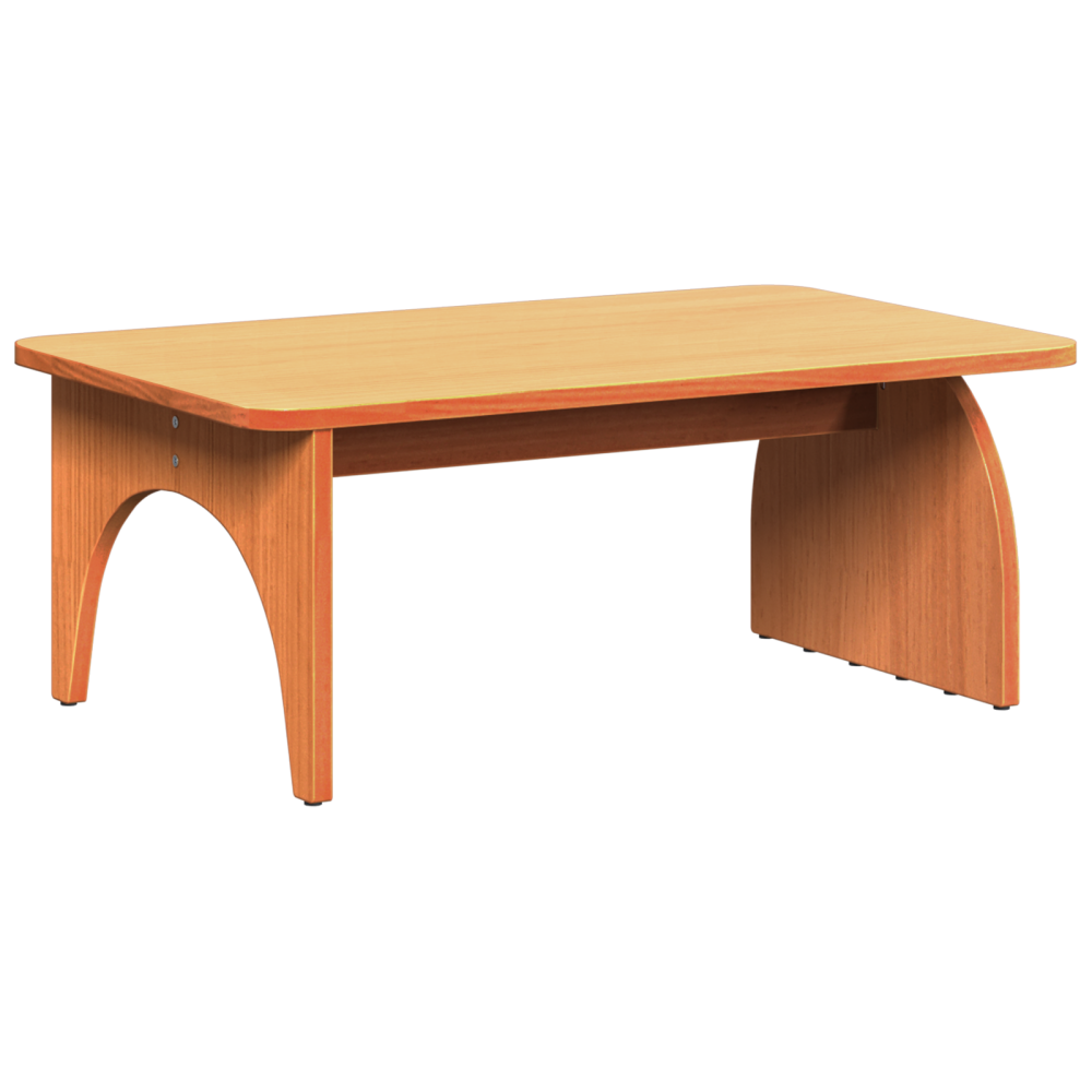 Produktbild för Kaffeebord Vaxbrun 80 x 50 x 31 cm Massiv furu
