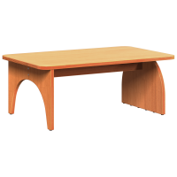 Produktbild för Kaffeebord Vaxbrun 80 x 50 x 31 cm Massiv furu