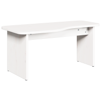 Produktbild för Kaffeebord 2 pcs Vit Massiv furu