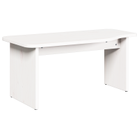 Produktbild för Kaffeebord 2 pcs Vit Massiv furu