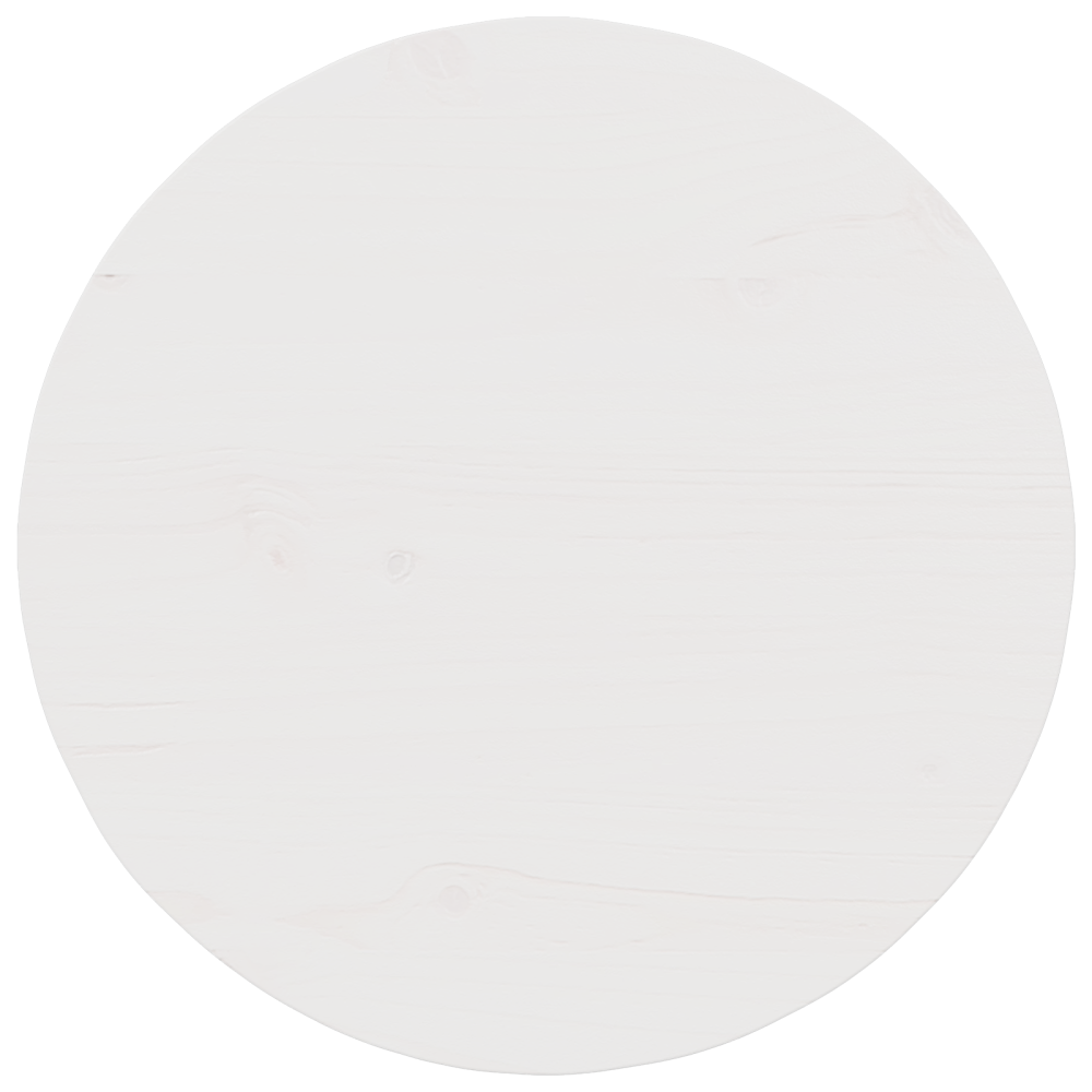 Produktbild för Kaffeebord Vit 50 x 50 x 35 cm Massiv furu