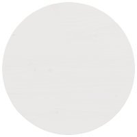 Produktbild för Kaffeebord Vit 50 x 50 x 35 cm Massiv furu