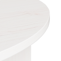 Produktbild för Kaffeebord 2 pcs Vit Massiv furu