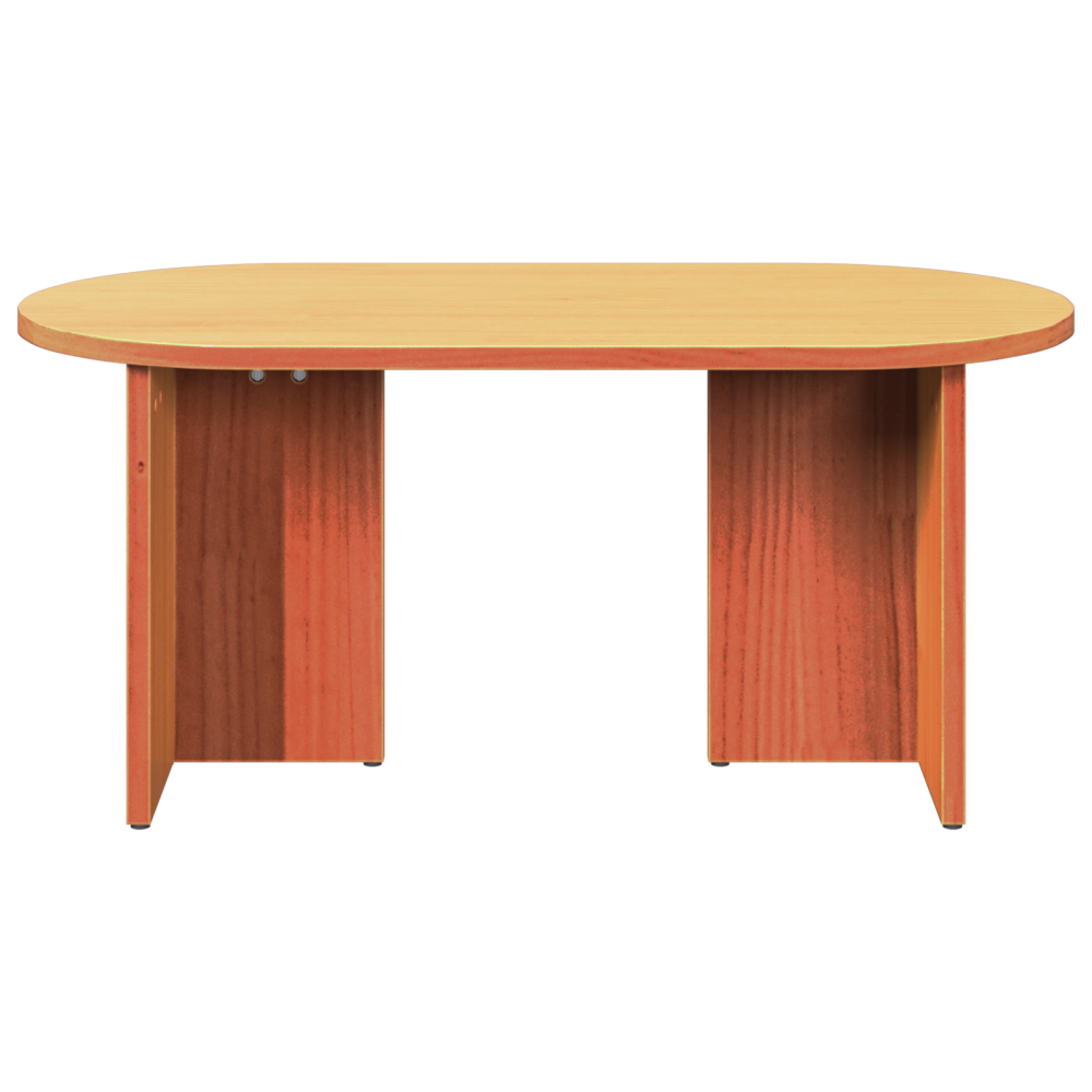 Produktbild för Kaffeebord Vaxbrun 80 x 39,5 x 35 cm Massivt tallträ
