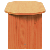 Produktbild för Kaffeebord Vaxbrun 80 x 39,5 x 35 cm Massivt tallträ