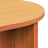Produktbild för Kaffeebord Vaxbrun 80 x 39,5 x 35 cm Massivt tallträ