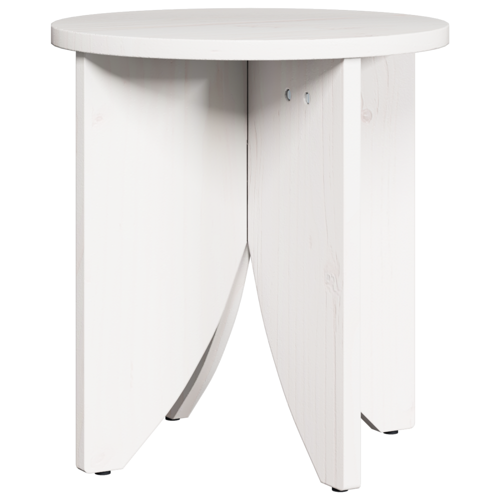 Produktbild för Kaffeebord 2 pcs Vit