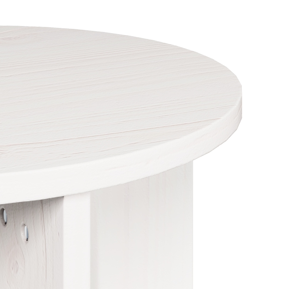 Produktbild för Kaffeebord 2 pcs Vit