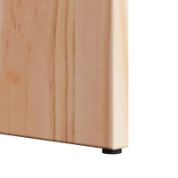 Produktbild för Kaffeebord 2 pcs Naturfärg Massivt tallträ