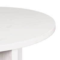 Produktbild för Kaffeebord 2 pcs Vit Massivt tallträ