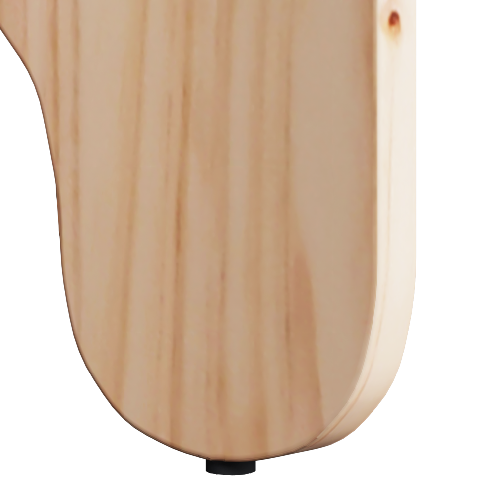 Produktbild för Kaffeebord 2 pcs Naturfärg Massivt tallträ