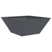 Produktbild för Trädgårdsplanterare 5 pcs Antracit 35 x 35 x 15 cm