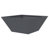 Produktbild för Trädgårdsplanterare 5 pcs Antracit 35 x 35 x 15 cm