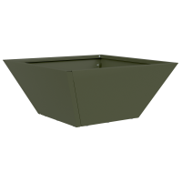 Produktbild för Trädgårdsplanterare 5 pcs Olivgrön 35 x 35 x 15 cm