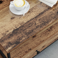 Produktbild för Kaffeebord Gammalt trä 100 x 51 x 45 cm Konstruerat trä