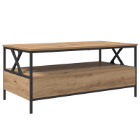 Produktbild för Kaffeebord artisan ek 100 x 51 x 45 cm Konstruerat trä