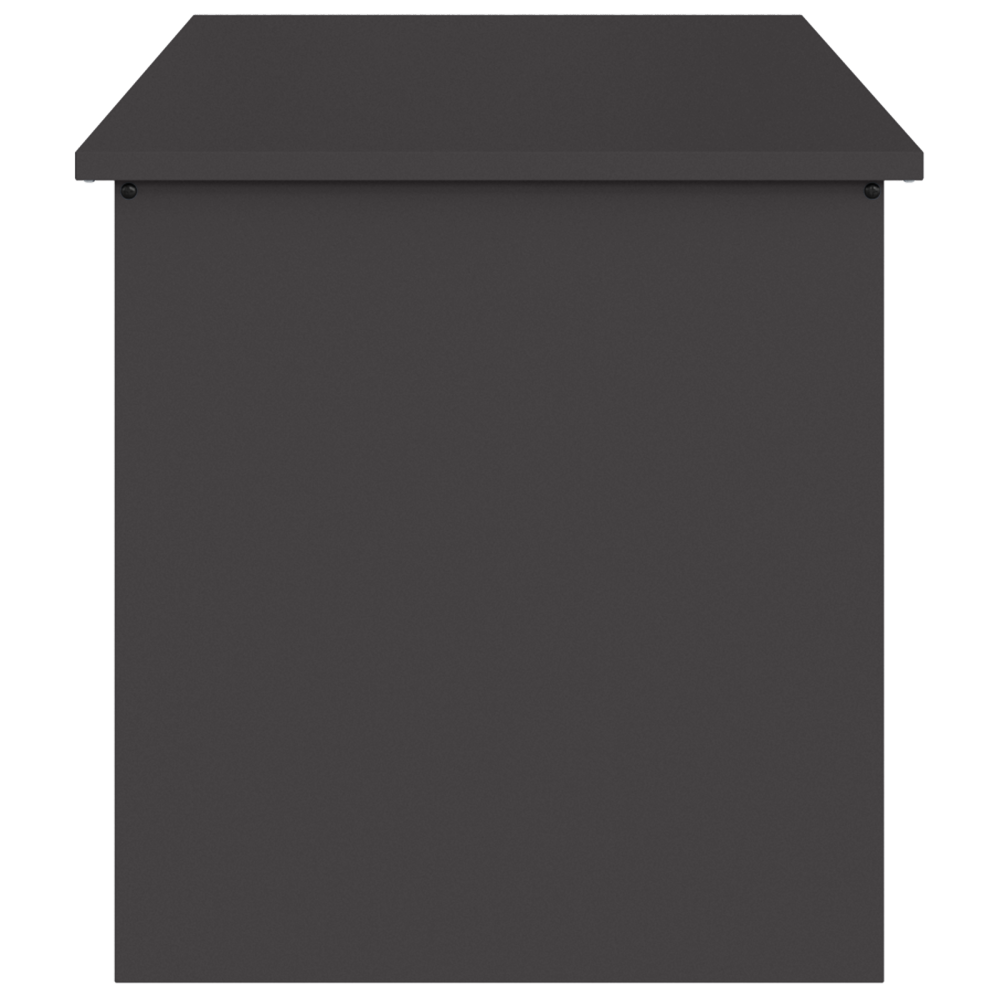Produktbild för Utomhusförvaringslåda Svart 100 x 50,5 x 50 cm Stål