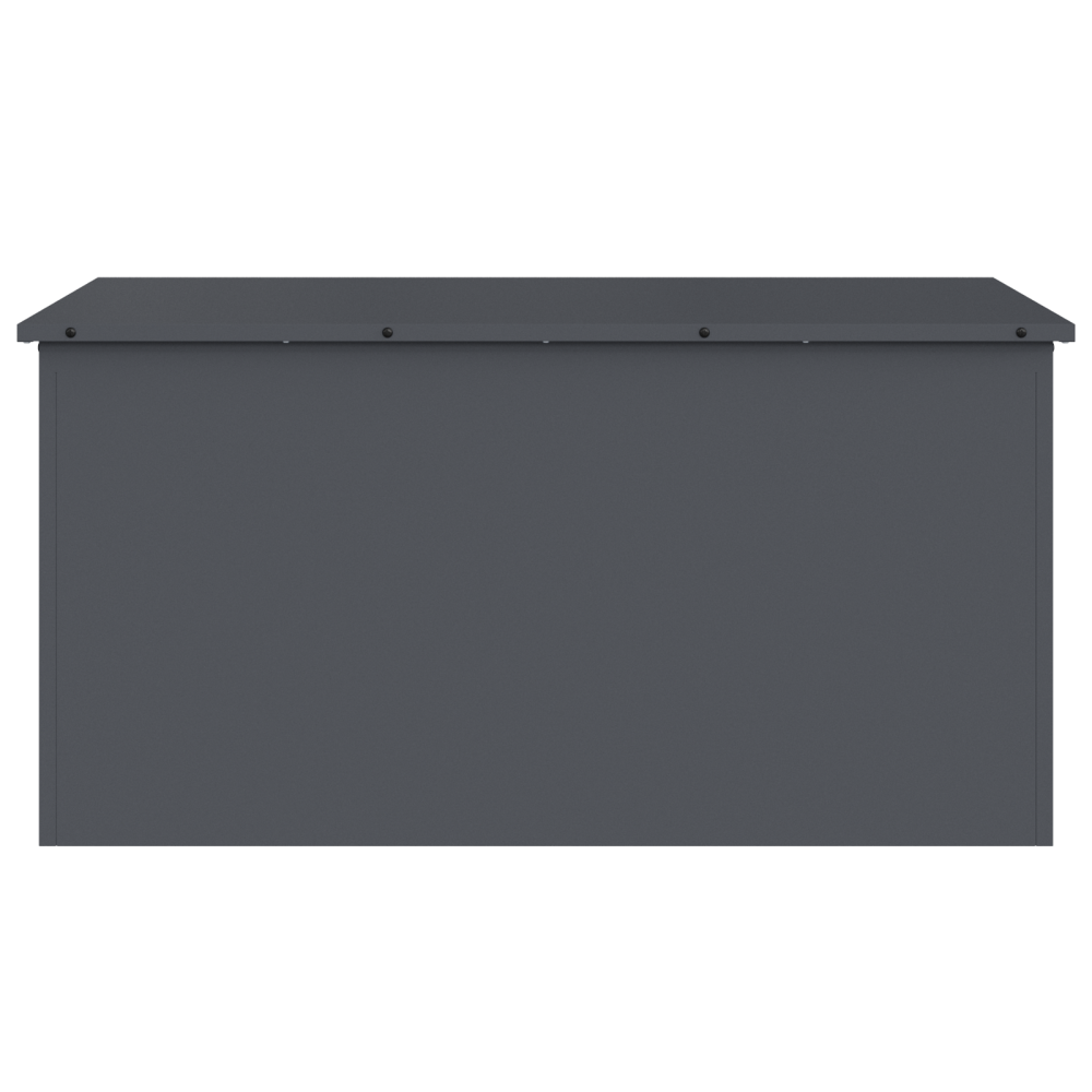 Produktbild för Utomhusförvaringslåda Antracit 100 x 50,5 x 50 cm Stål
