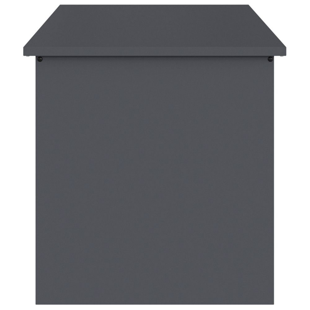 Produktbild för Utomhusförvaringslåda Antracit 100 x 50,5 x 50 cm Stål