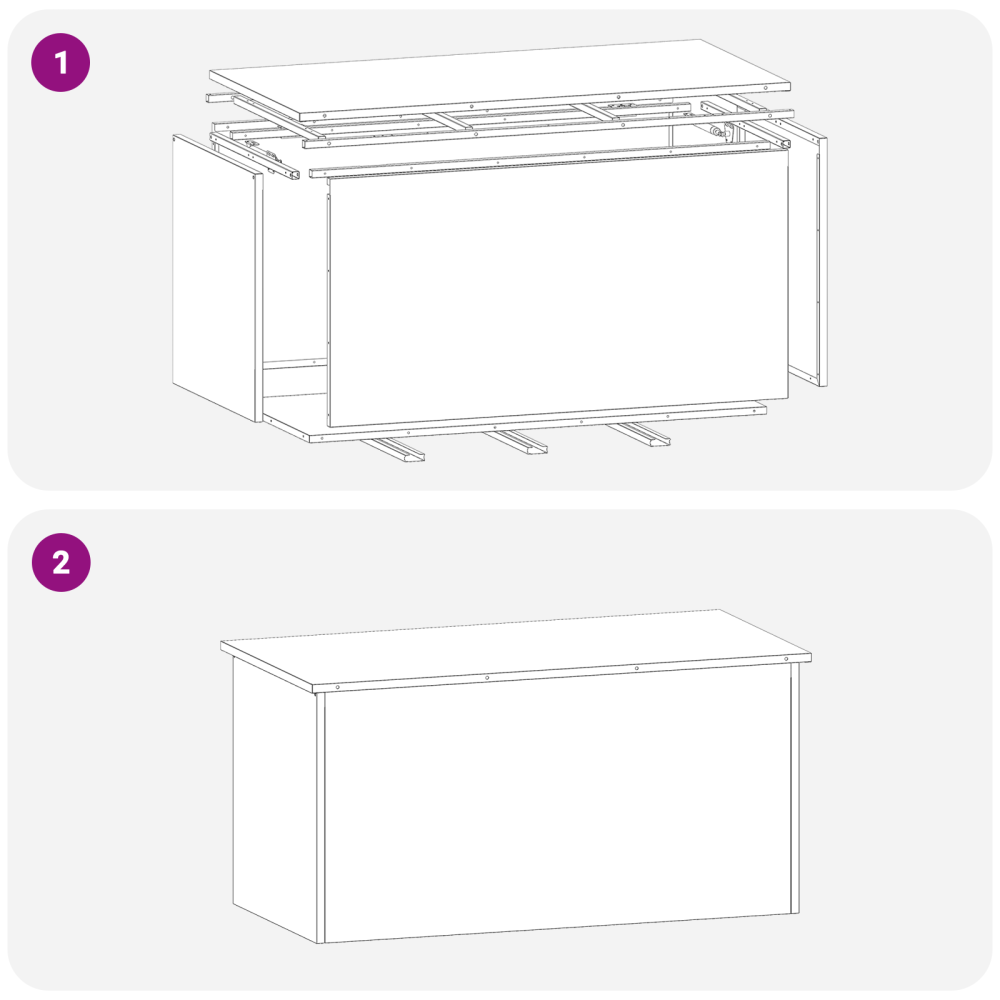 Produktbild för Utomhusförvaringslåda Olivgrön 100 x 50,5 x 50 cm Stål