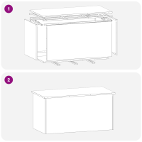 Produktbild för Utomhusförvaringslåda Rostig 100 x 50,5 x 50 cm Stål