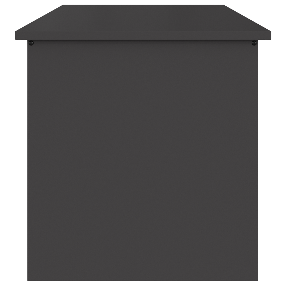 Produktbild för Utomhusförvaringslåda Svart 80 x 50,5 x 50 cm Stål