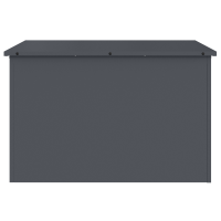Produktbild för Utomhusförvaringslåda Antracit 80 x 50,5 x 50 cm Stål