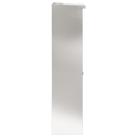 Produktbild för Paketbox med lagring Silver 44,5 x 29 x 110,5 cm Rostfritt stål