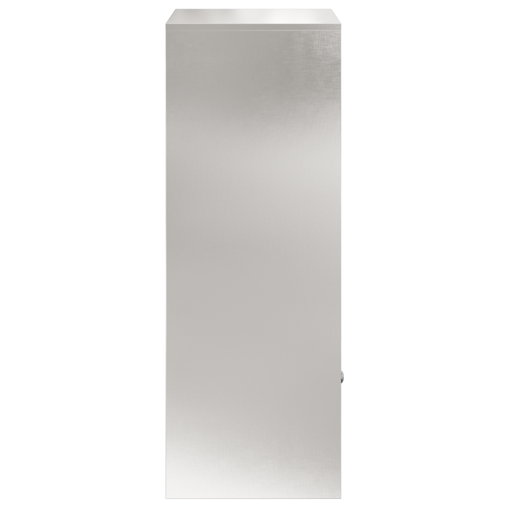 Produktbild för Paketbox med lagring Silver 47,5 x 38 x 59 cm Rostfritt stål
