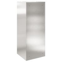 Produktbild för Paketbox med lagring Silver 47,5 x 38 x 59 cm Rostfritt stål