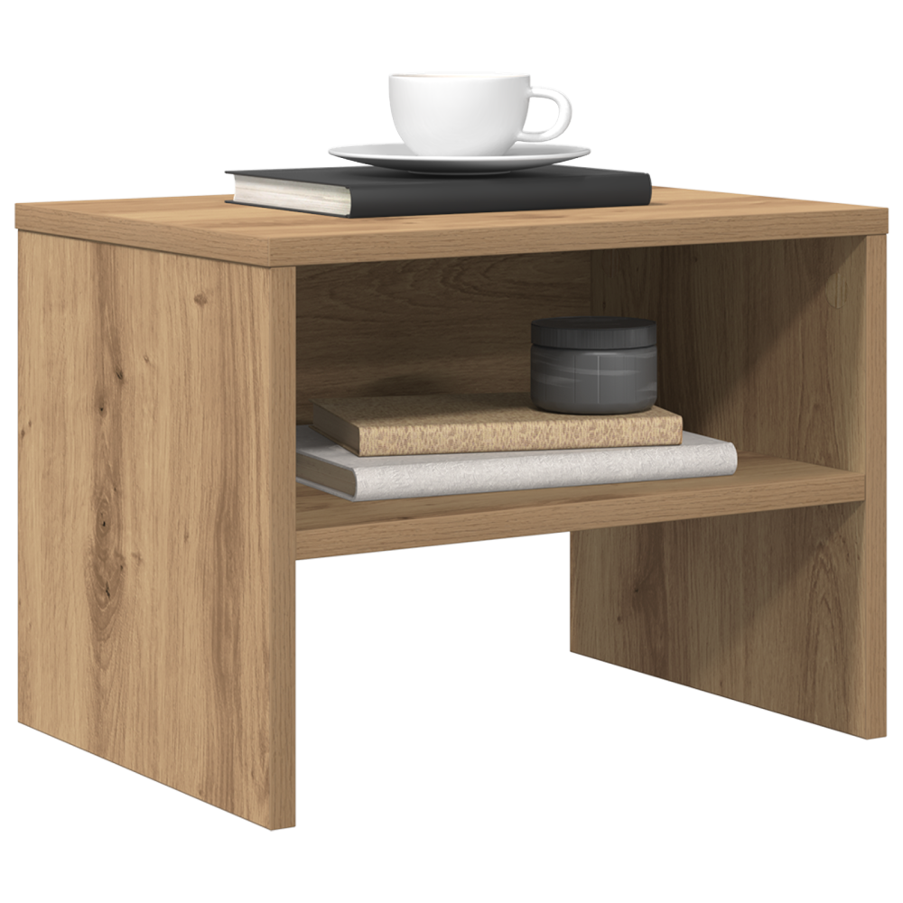 Produktbild för Nattduksbord artisan ek 40 x 40 x 30 cm Konstruerat trä