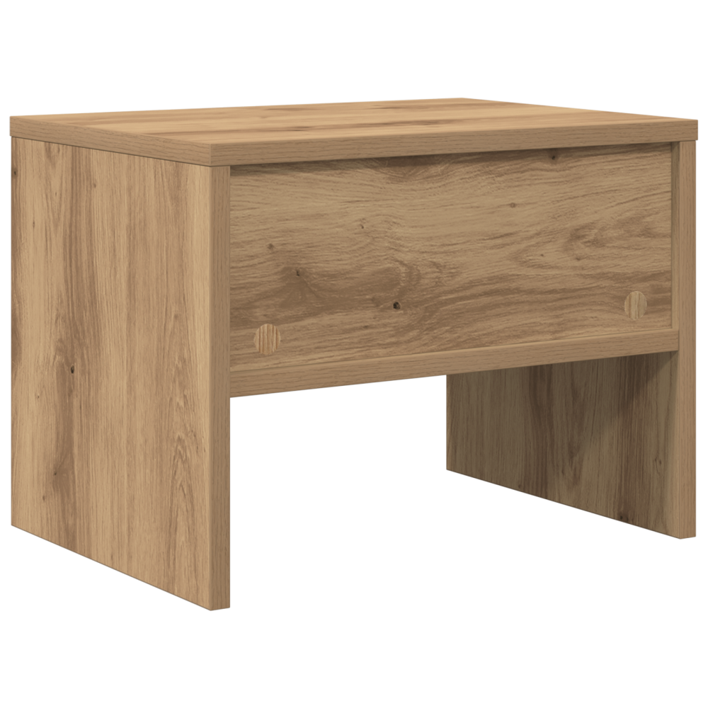 Produktbild för Nattduksbord artisan ek 40 x 40 x 30 cm Konstruerat trä