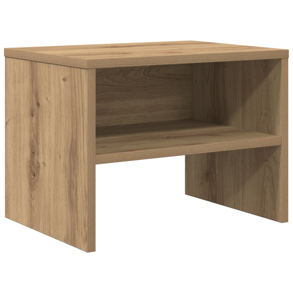 Produktbild för Nattduksbord 2 pcs artisan ek 40 x 40 x 30 cm Konstruerat trä