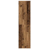 Produktbild för Garderob med hylla Gammalt trä 50 x 50 x 200 cm Konstruerat trä