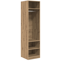 Produktbild för Garderob med hylla Artisan Ek 50 x 50 x 200 cm Konstruerat trä
