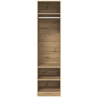Produktbild för Garderob med hylla Artisan Ek 50 x 50 x 200 cm Konstruerat trä