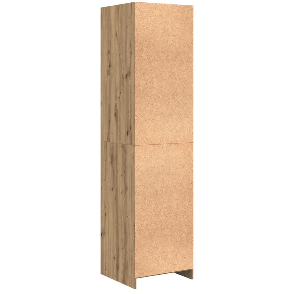 Produktbild för Garderob med hylla Artisan Ek 50 x 50 x 200 cm Konstruerat trä