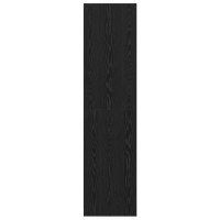 Produktbild för Garderob med hylla Svart Ek 50 x 50 x 200 cm Konstruerat trä