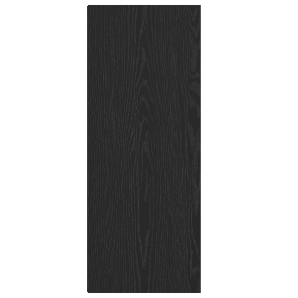 Produktbild för Hyllsystem Svart Ek 40 x 30 x 77 cm Konstruerat trä