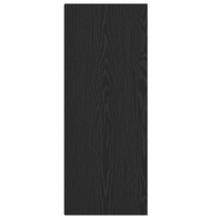 Produktbild för Hyllsystem Svart Ek 40 x 30 x 77 cm Konstruerat trä