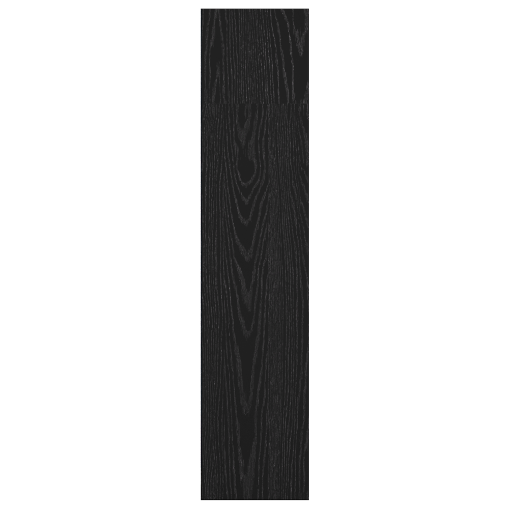 Produktbild för Hyllsystem Svart Ek 80 x 24 x 109 cm Konstruerat trä