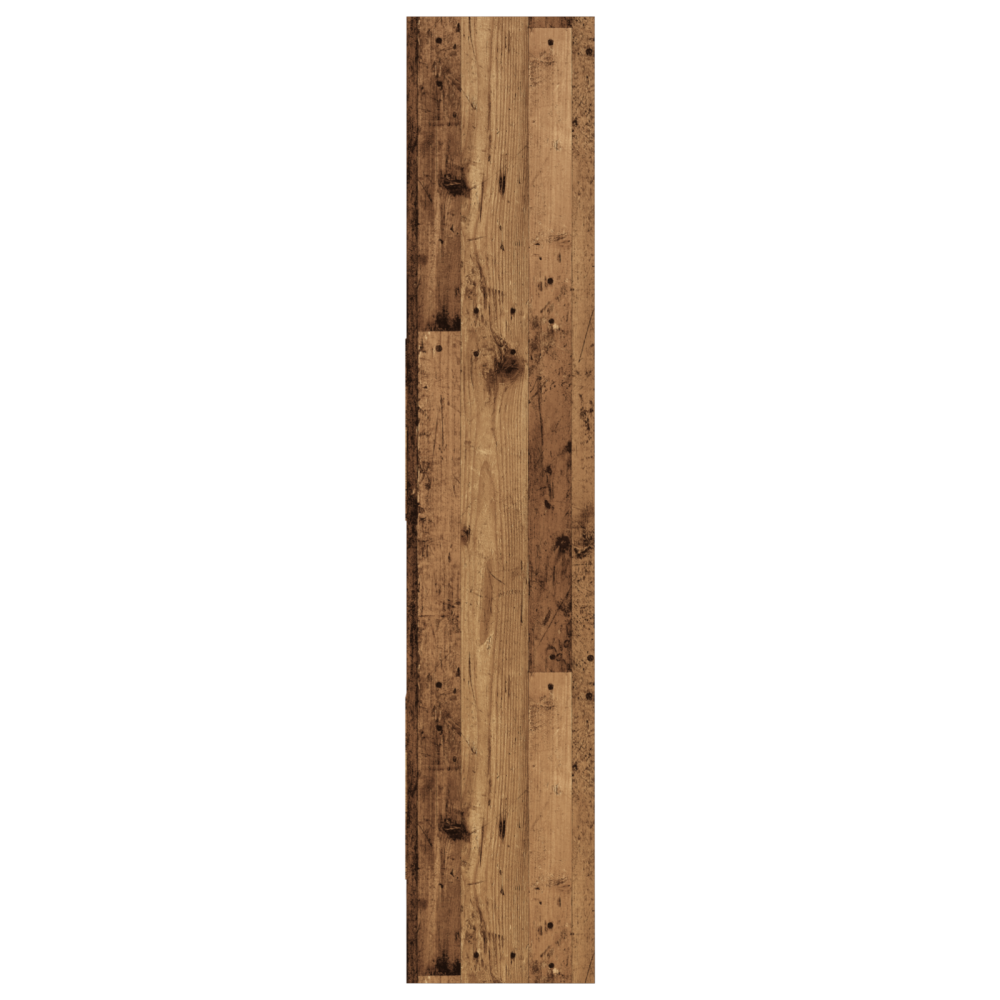 Produktbild för Bokskåp Gammalt trä 40 x 35 x 180 cm Konstruerat trä