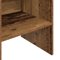 Produktbild för Bokskåp Gammalt trä 40 x 35 x 180 cm Konstruerat trä