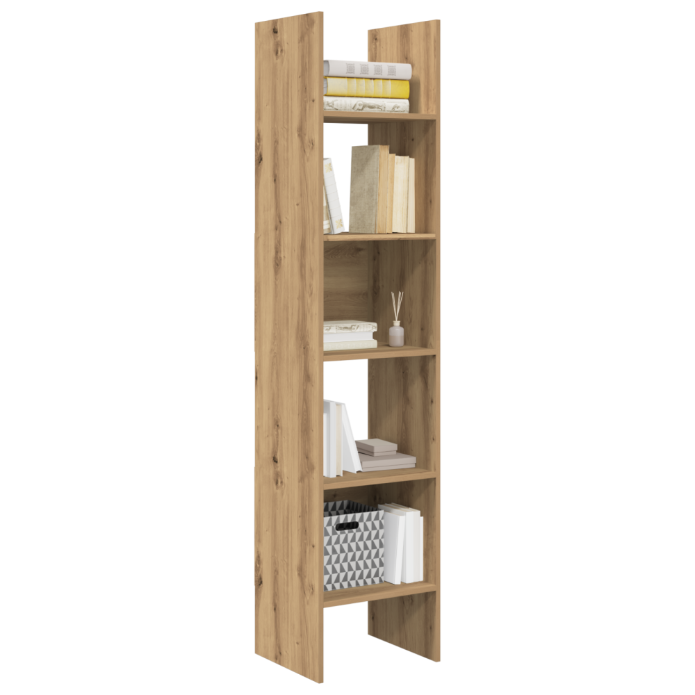 Produktbild för Bokskåp Artisan Ek 40 x 35 x 180 cm Konstruerat trä