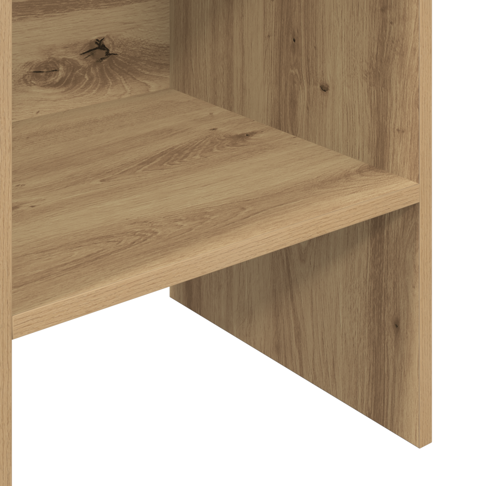 Produktbild för Bokskåp Artisan Ek 40 x 35 x 180 cm Konstruerat trä