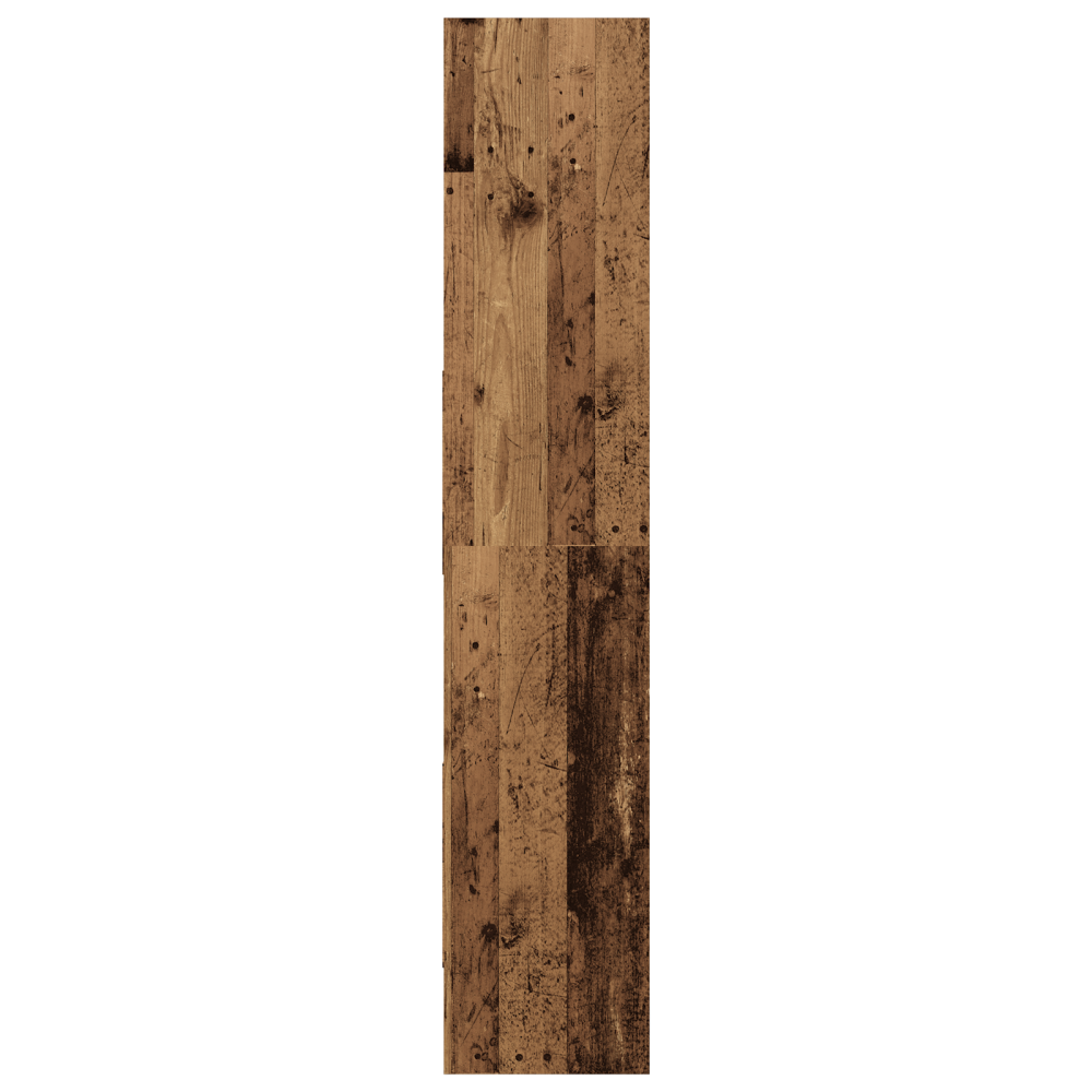 Produktbild för Bokskåp Gammalt trä 60 x 35 x 180 cm Konstruerat trä