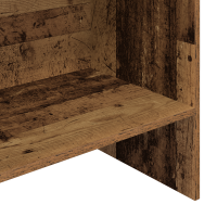 Produktbild för Bokskåp Gammalt trä 60 x 35 x 180 cm Konstruerat trä