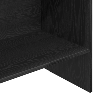 Produktbild för Bokskåp Svart Ek 60 x 35 x 180 cm Konstruerat trä